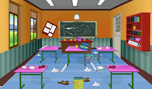 Classroom cleaning girls games screenshot 7