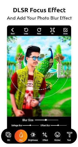 Peacock Photo Editor screenshot 4