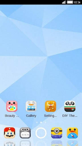 Comic theme: Cute cartoon comic story C launcher screenshot 5