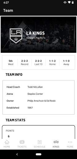 LA Kings Mobile App screenshot 4