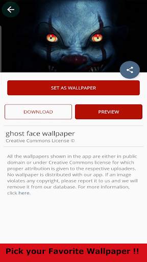 Scary Ghost Wallpaper HD screenshot 1