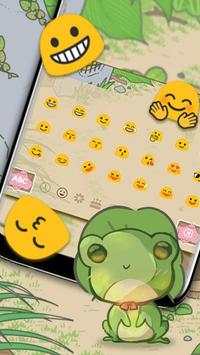 Traveling Frog Keyboard Theme screenshot 3