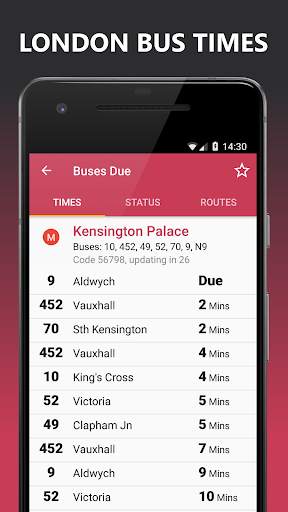 Buses Due: London bus times screenshot 1