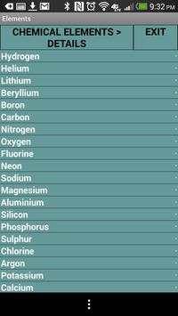 Chemistry Elements Compounds screenshot 2