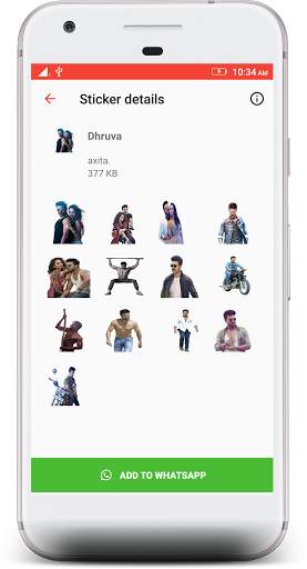 Ram Charan Stickers 4 WhatsApp screenshot 5