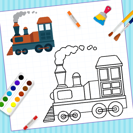 How to Draw Train icon