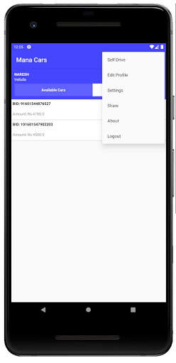 ManaCars -  cab , self driving  booking screenshot 7
