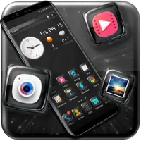 Glass launcher theme &amp;wallpaper icon