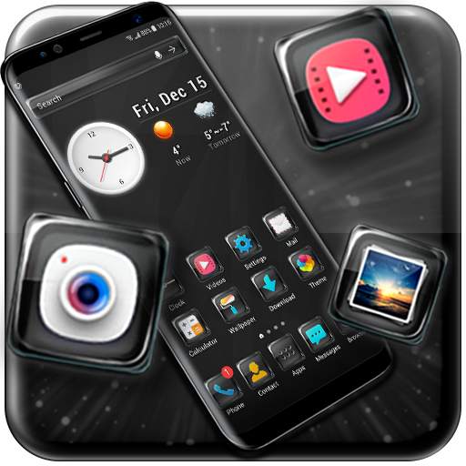 Glass launcher theme &wallpaper release_2.2.7