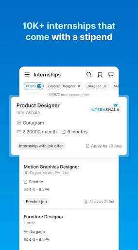 Internshala Internships & Jobs screenshot 2
