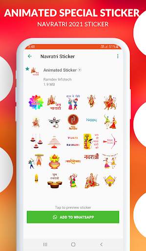 Navratri Sticker for WhatsApp screenshot 2