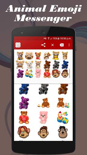 Animals Emoji Art Messenger screenshot 5