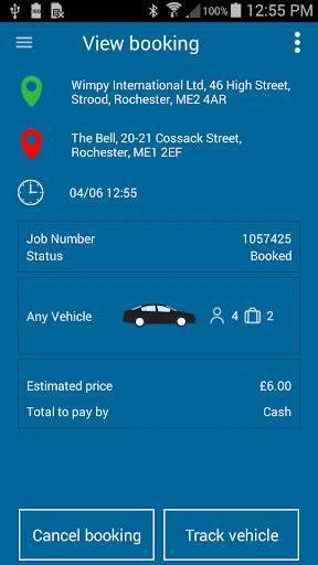 Computer Cabs Taxi App screenshot 4