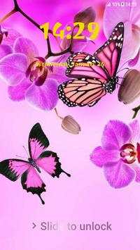 Butterflies Pattern Lock Screen 🦋 скриншот 4