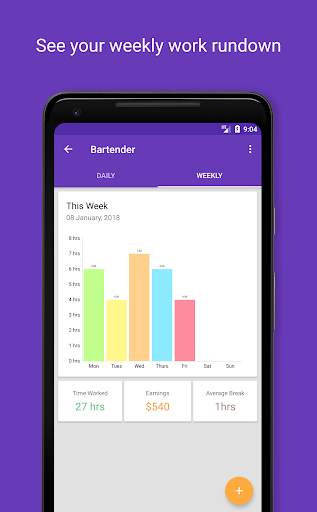 Shiftly Lite: Track Work Hours & Pay screenshot 4