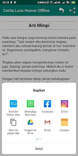 Cerita Lucu Humor Offline screenshot 3