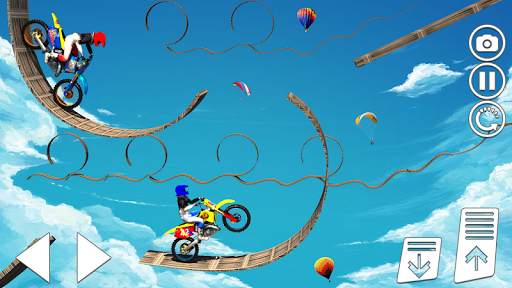 Stunt Bike Racing Impossible Tracks Stunt Games screenshot 2