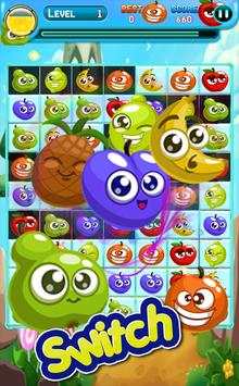 Match 3 Funny Farm Fruit screenshot 5