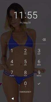 Hot Girl In Blue Bikini Video Wallpaper screenshot 3