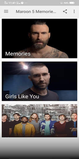 Maroon 5 Memories Song screenshot 1