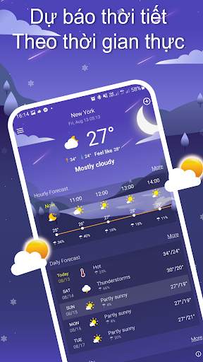 Dự báo thời tiết địa phương screenshot 3
