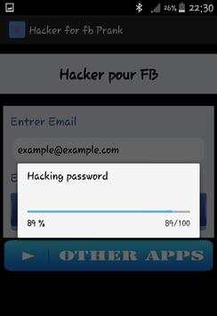Password hacker for FB Prank screenshot 4