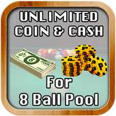 Coin Cash Of 8 Ball Pool Prank logo