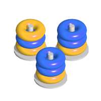 Color Hoop Sort Puzzle: Sorting 3D Game