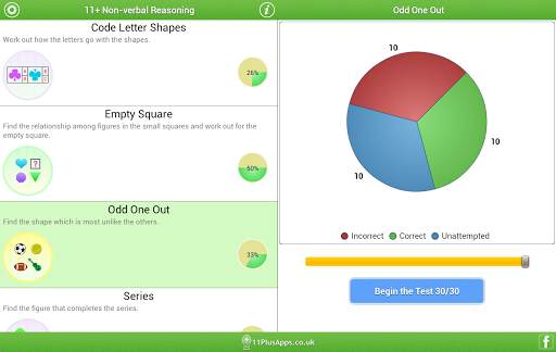 11+ Non-verbal Reasoning Lite screenshot 1