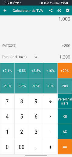 Calculatrice tout en un screenshot 5