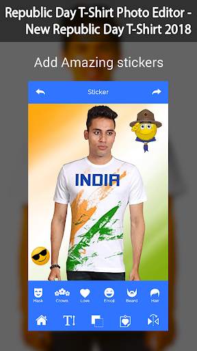 Republic Day T-Shirt Photo Editor  2019 1 تصوير الشاشة