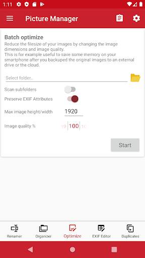 Picture Manager: Rename and Organize with EXIF screenshot 4