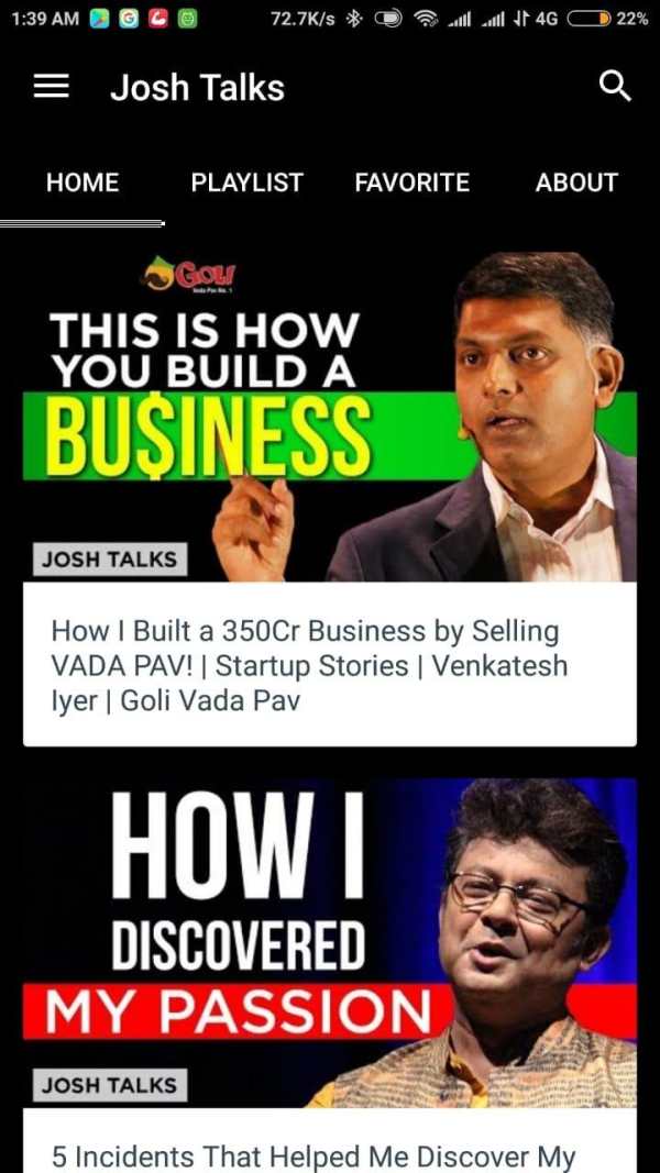 App For Josh Talks screenshot 5
