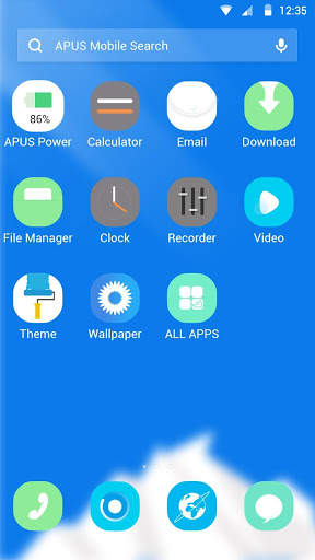 Iceberg-APUS Launcher theme screenshot 2