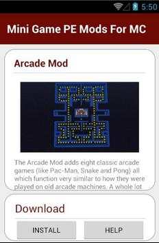 Mini Game PE Mods For MC स्क्रीनशॉट 4