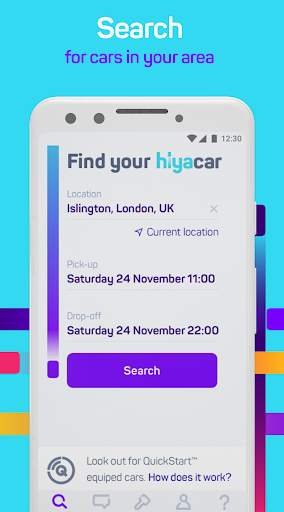Hiyacar - Car Hire, Carsharing स्क्रीनशॉट 1