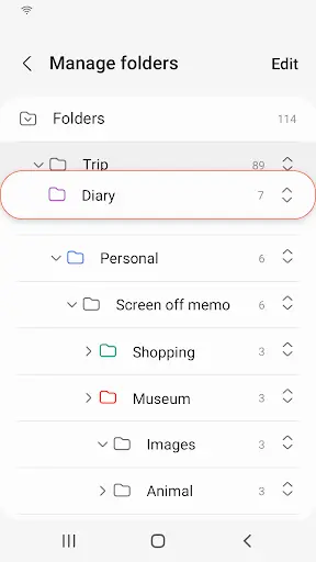Samsung Notes screenshot 2