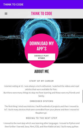THINK TO CODE - Official App screenshot 1