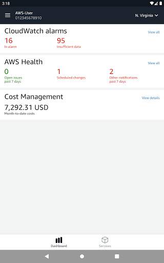 AWS Console screenshot 7
