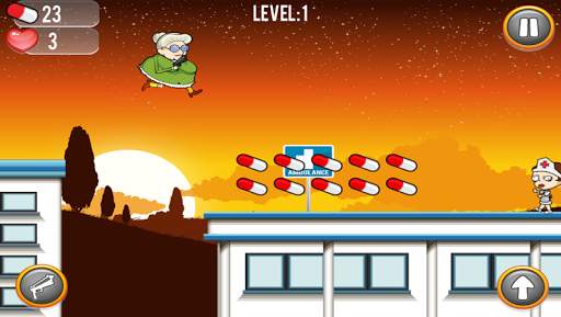 Running Granny Against Zombie screenshot 3