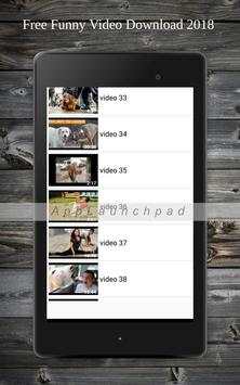 Funny Video Download Free 2018 screenshot 15