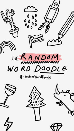 Random Word Doodle 1 تصوير الشاشة