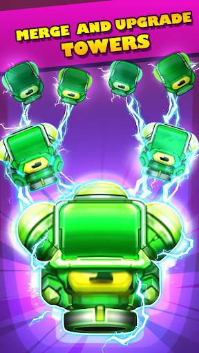 Cybershock : TD Idle & Merge screenshot 4