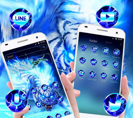Ice Horror Tiger Theme screenshot 3