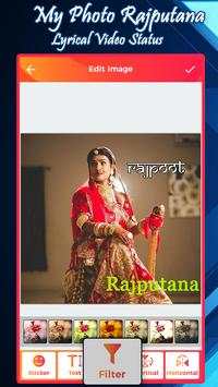 My Photo Rajputana Lyrical Video Status screenshot 4