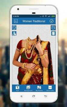 Women Traditional Photo Suit screenshot 6