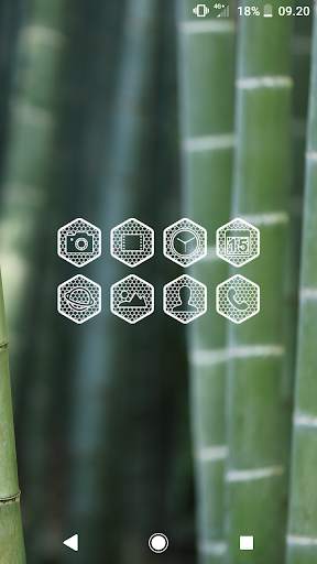 Hexanet White - Icon Pack 2 تصوير الشاشة