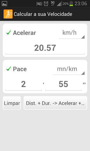 Caclule velocidade e ritmo screenshot 2