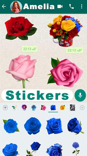 Flowers Stickers for WhatsApp - WAStickerApps screenshot 1