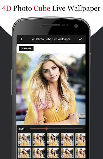 4D Photo Cube Live Wallpaper screenshot 3